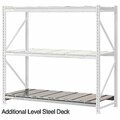 Global Industrial Additional Shelf, Extra Heavy Duty Rack, Steel Deck, 60inW x 48inD, Gray 504346A